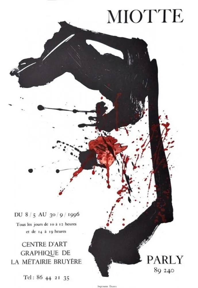 石版画 Miotte - Affiche