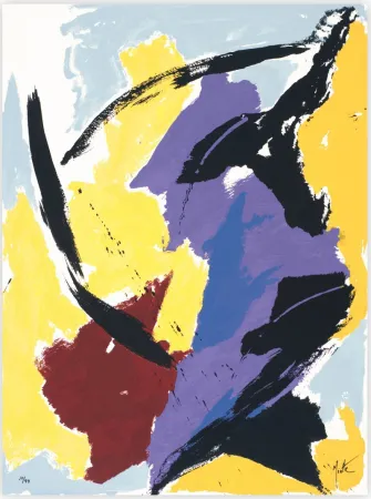 丝网印刷 Miotte - Mancha Central Violeta