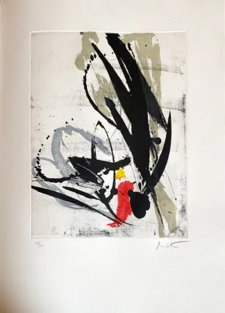 蚀刻版画 Miotte - Près des murs