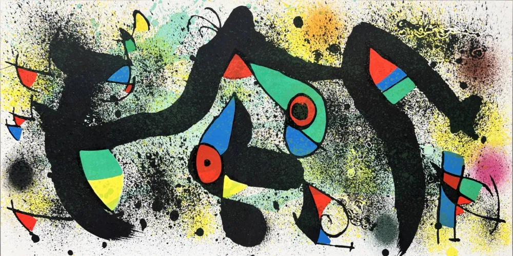 石版画 Miró - Composition