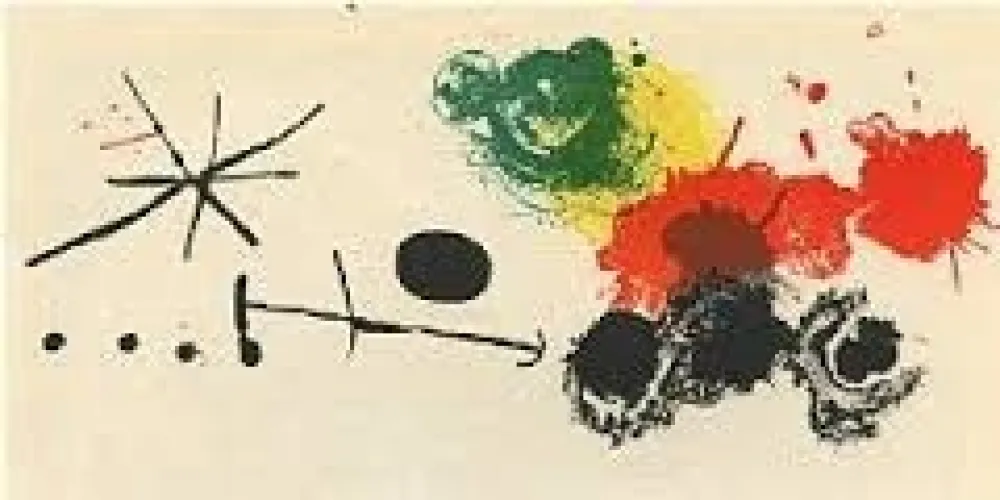 石版画 Miró - Composition