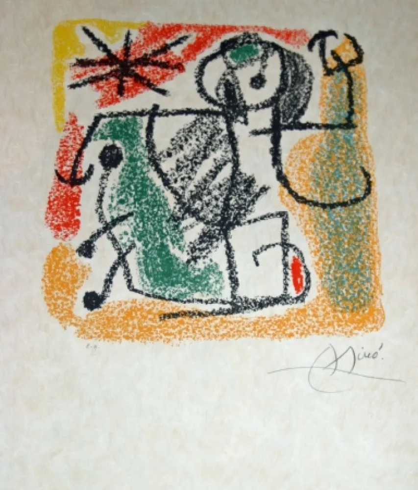 石版画 Miró - Essences de la terra