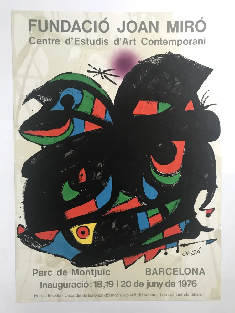 海报 Miró - Fundació Joan Miró / Centre d'Estudis d'Art Contemporani