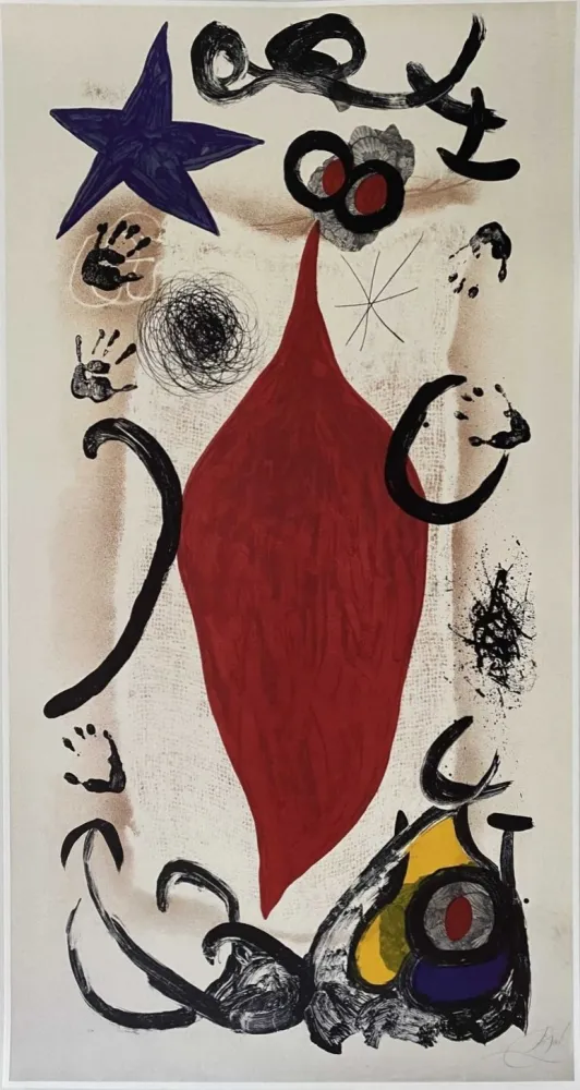 海报 Miró - La Grande Écaillère