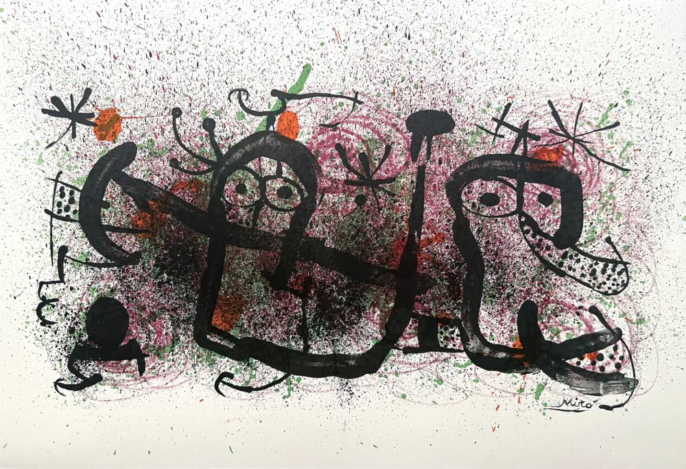 石版画 Miró - Ma de Proverbis