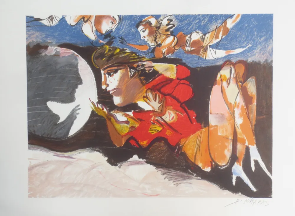 石版画 Mitaras - Sans titre