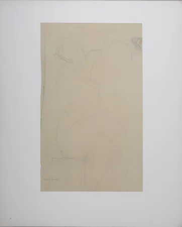 石版画 Modigliani - Arlequin