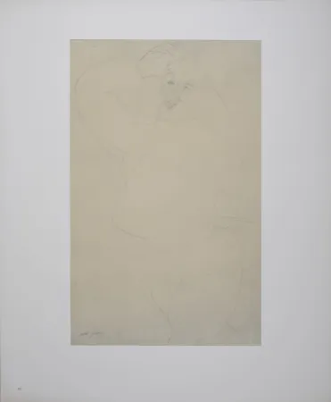 石版画 Modigliani - Figure of Man Dancing