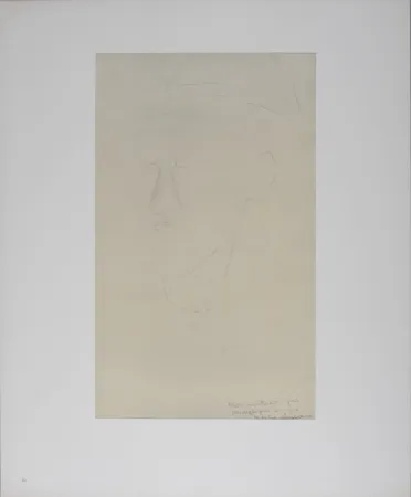 石版画 Modigliani - Portrait de Blaise Cendrars