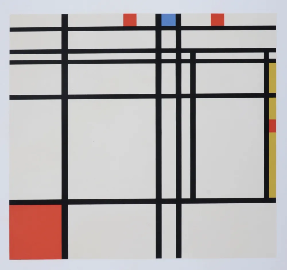 丝网印刷 Mondrian - Composition in Red, Yellow and Blue, 1967
