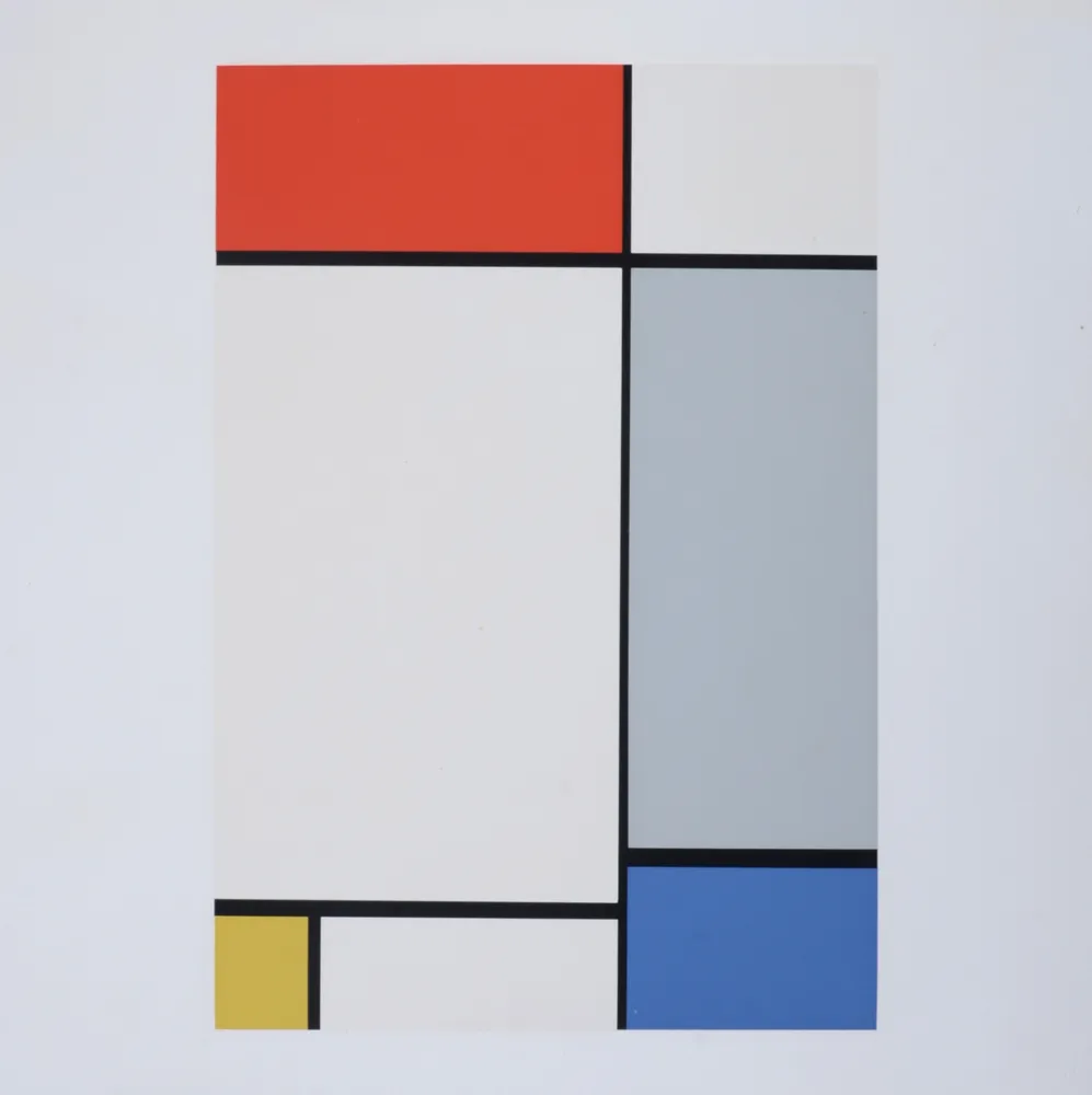 丝网印刷 Mondrian - Composition in Red, Yellow, Blue and Gray, 1967
