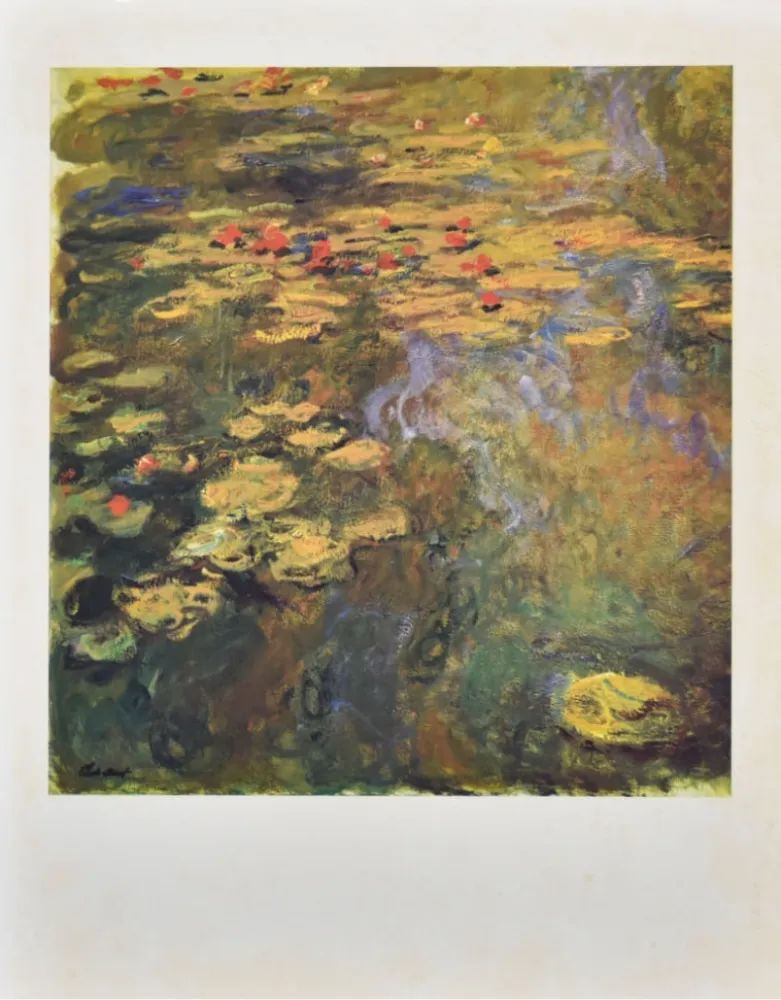 石版画 Monet - Le Bassin aux Nymphéas