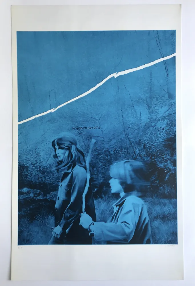 丝网印刷 Monory - Sans titre