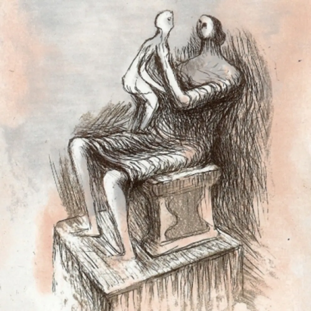 蚀刻飞尘法 Moore - Mothe & Child XX