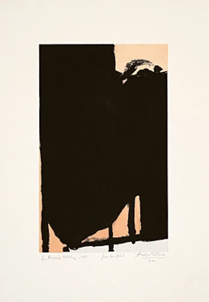 蚀刻飞尘法 Motherwell - Elegy Fragment II