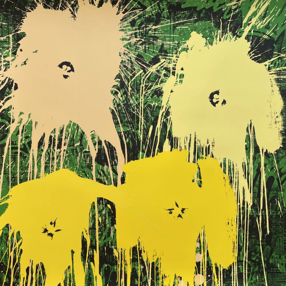 丝网印刷 Mr. Brainwash - Flowarh$ - II (B)