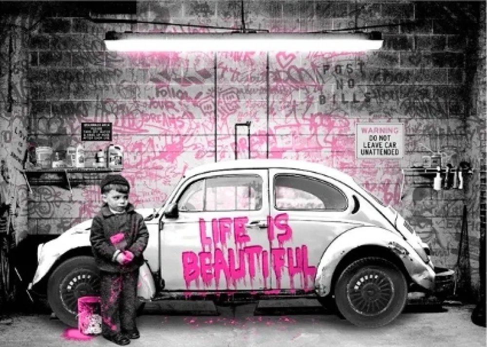 丝网印刷 Mr Brainwash - New Paint Job (Pink), 2020