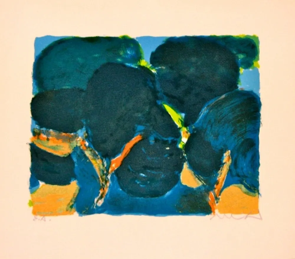 石版画 Muhl - Untitled