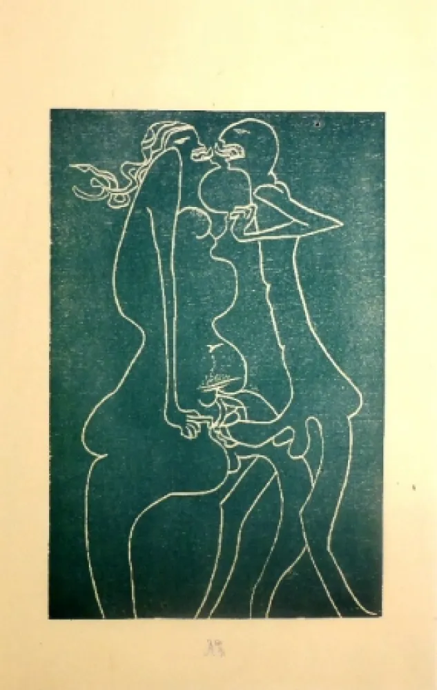 木刻 Müller - 13 Fois Elle et Moi