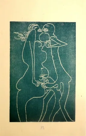木刻 Müller - 13 Fois Elle et Moi