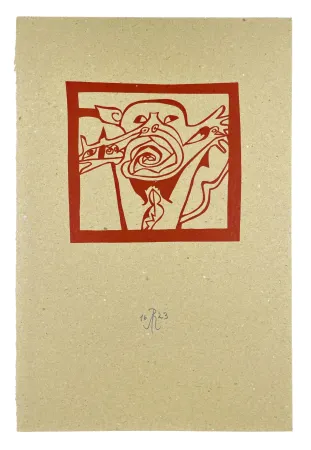 木刻 Müller - MASQUE III