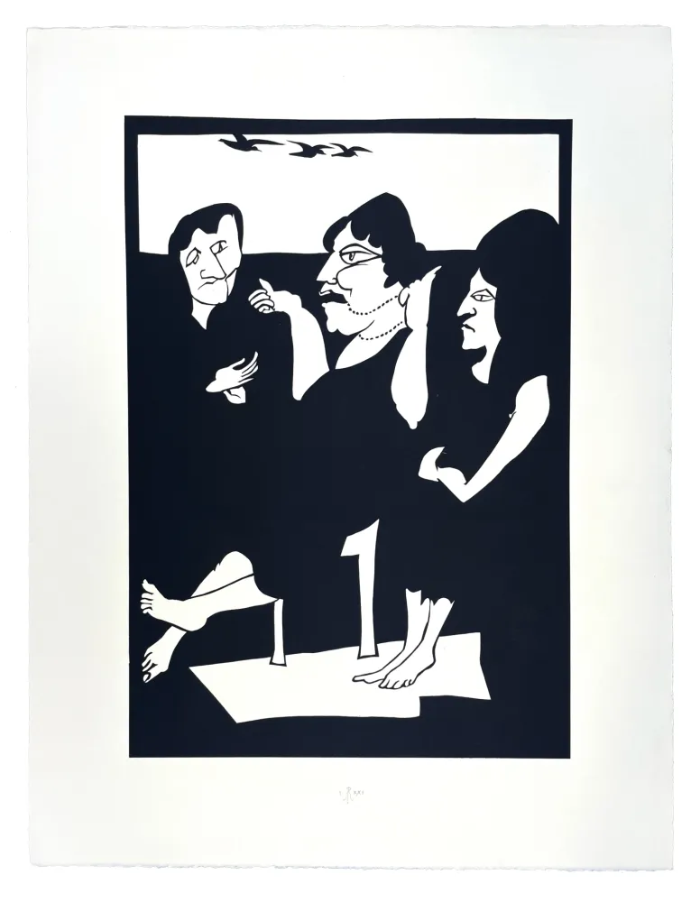 木刻 Müller - TROIS GRÂCES