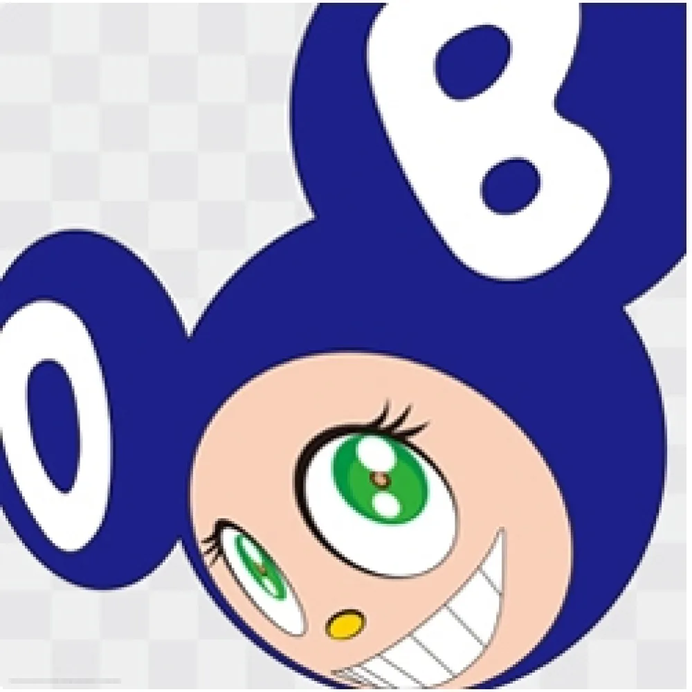 石版画 Murakami - And Then...(Blue)