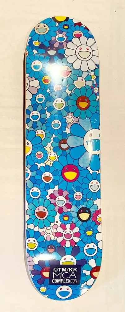 丝网印刷 Murakami - Flowers Skate Deck