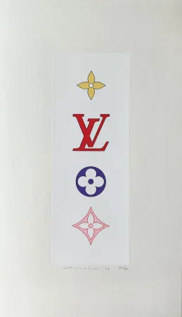 丝网印刷 Murakami - Superflat Colorful Monogram