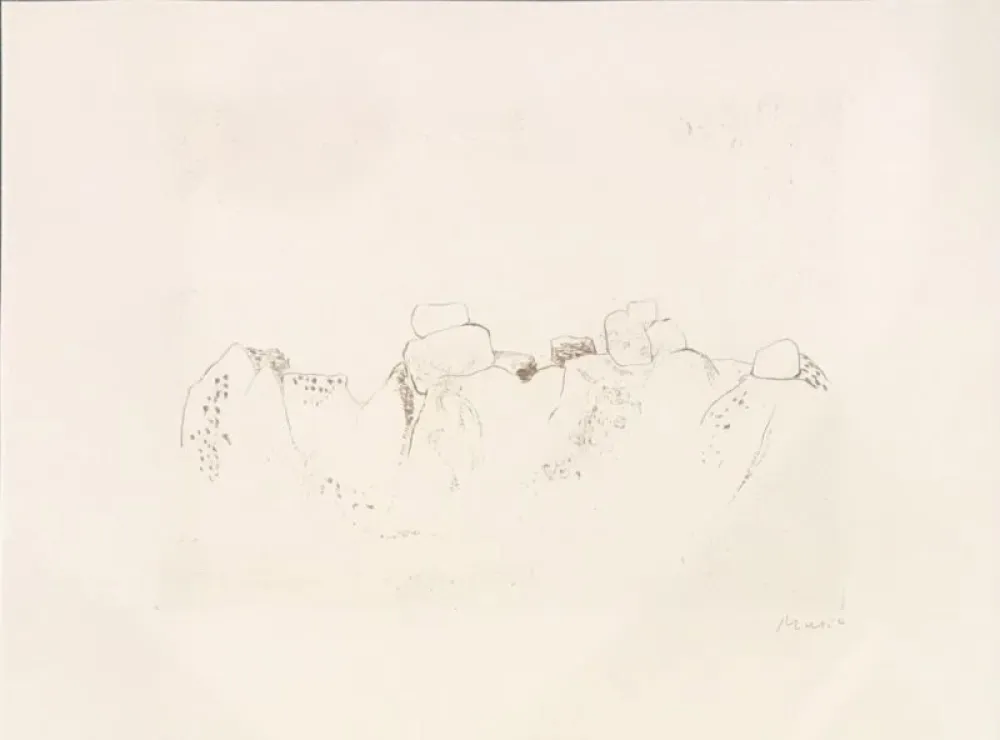 版画 Music - Jardins déserts peut-être 