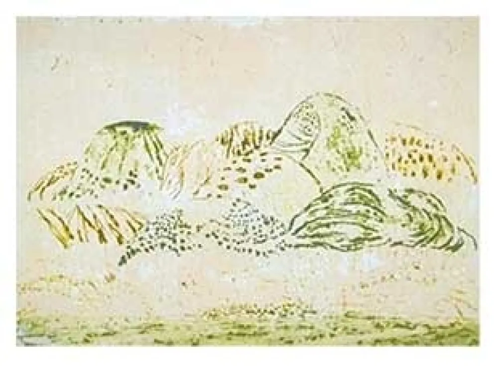 版画 Music - Paysage siennois