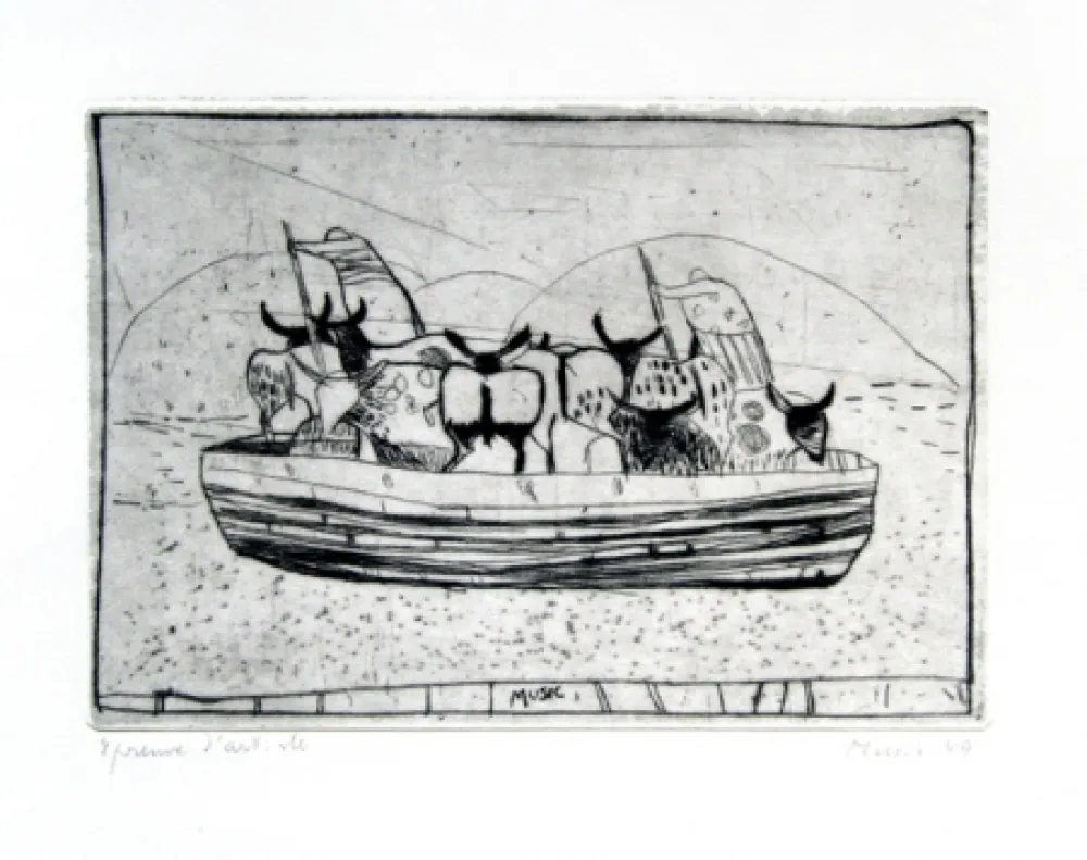 版画 Music - Traghetto