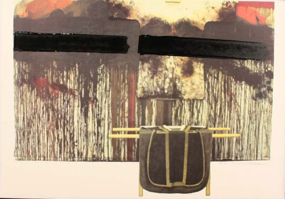 石版画 Nitsch - SENZA TITOLO