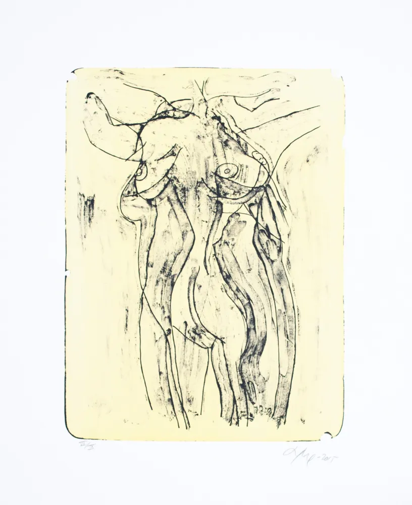 石版画 Nørgaard - La femme I