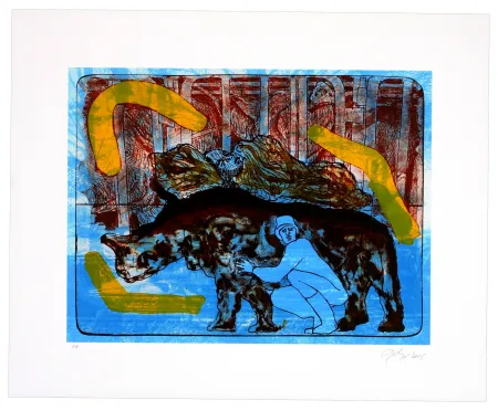 石版画 Nørgaard - La paix I