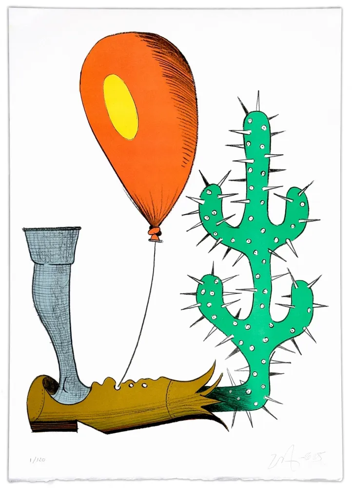 石版画 Nørgard - Le début de l'amitié de toute une vie 