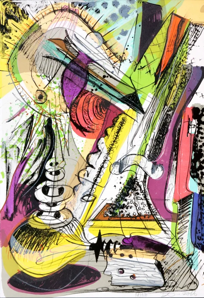 石版画 Nørgard - Leaving civilization 2