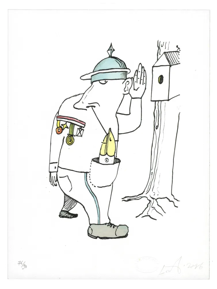 石版画 Nørgard - Médaille