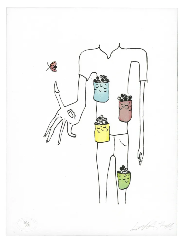 石版画 Nørgard - Poche à bonbon