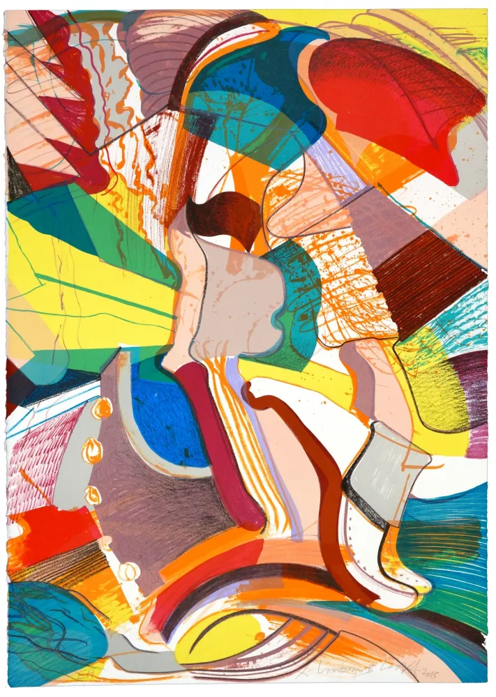 石版画 Nørgard - X-liontamer II