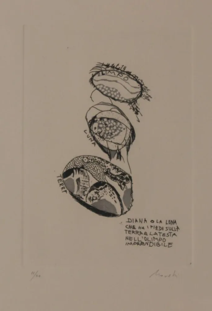 石版画 Novelli - DAS BAD DER DIANA