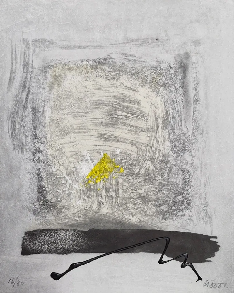 版画 Nóvoa - AUTOPSIE D'UN TABLEAU