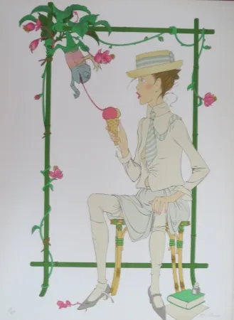 石版画 Noyer - Le caméleon