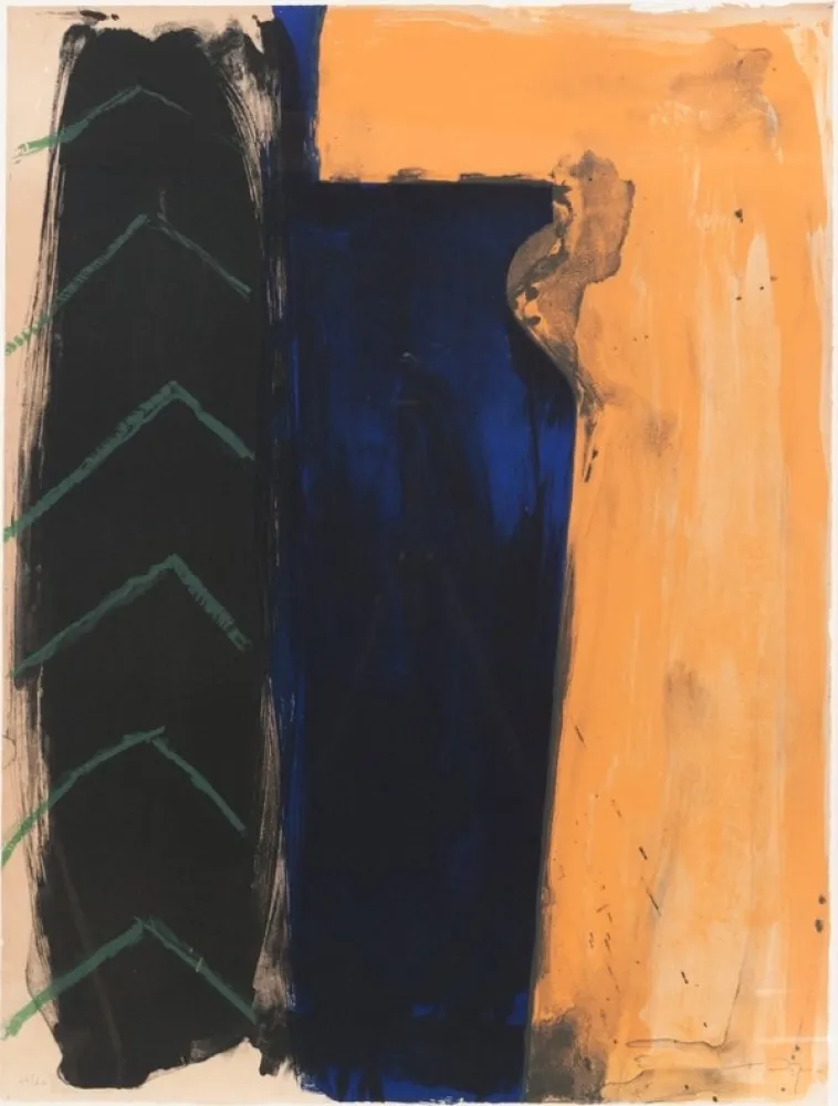 石版画 Nupen - Adieu XXème