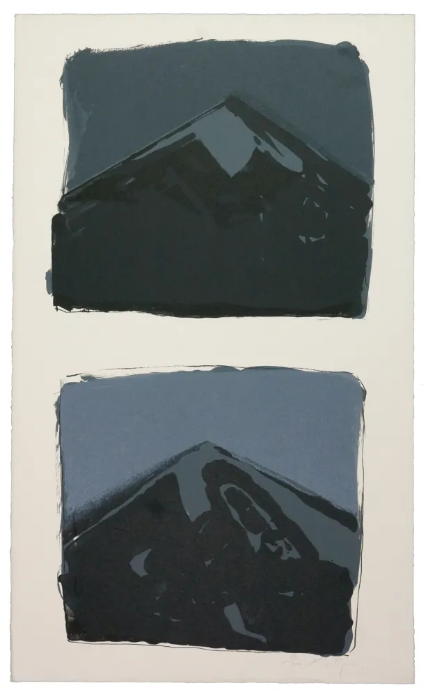 石版画 Nupen - Oppklaring Mot Natt