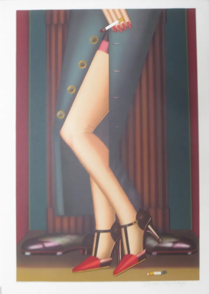 石版画 Okshteyn - Legs