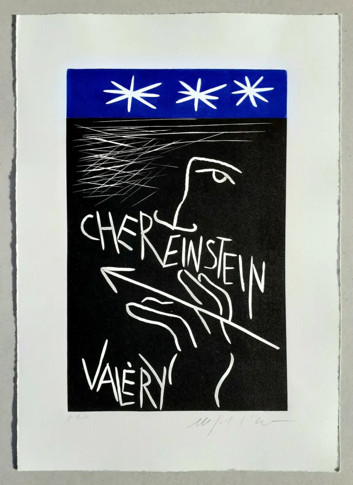油毡版画 Paladino - Cher monsieur Einstein