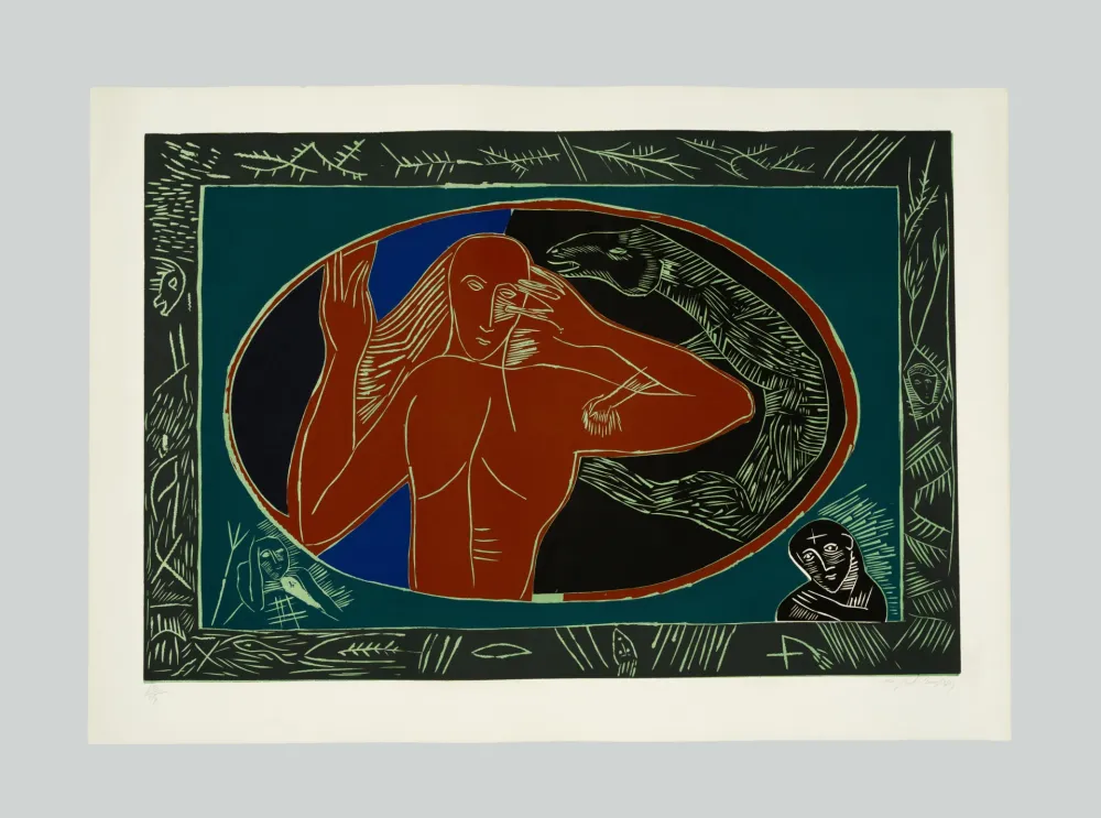 油毡版画 Paladino - Elpodbomool