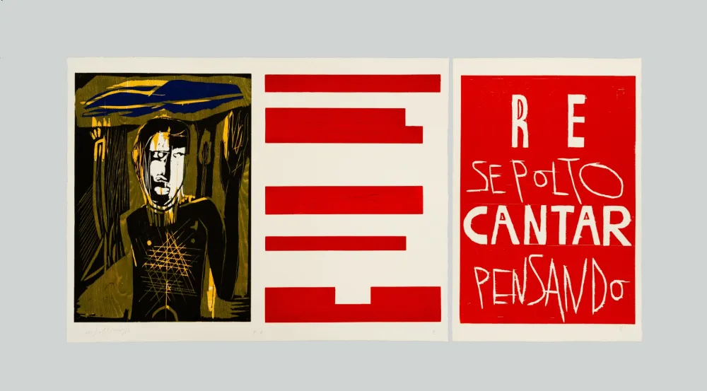 木刻 Paladino - Re sepolto cantar pensando