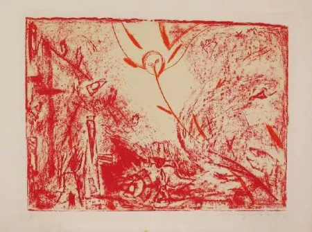 版画 Paladino - SENZA TITOLO